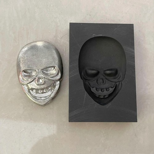 Graphite ingot mold - graphite, skull