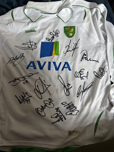 Signed norwich city - signed, 2009-11