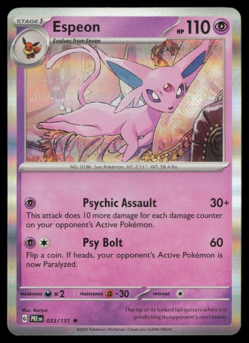 Espeon 033 131 - espeon, holo