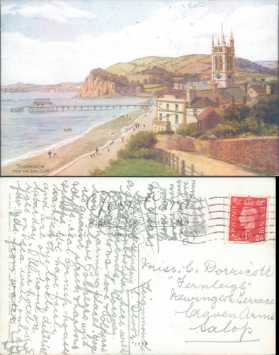 Teignmouth from the east cliff - the,