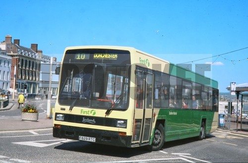 35mm slide first leyland lynx - first,