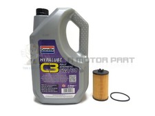Vauxhall Corsa D 1.6 Turbo VXR 06-14 Oil Filter And 5L 5w30 Synthetic Engine Oil