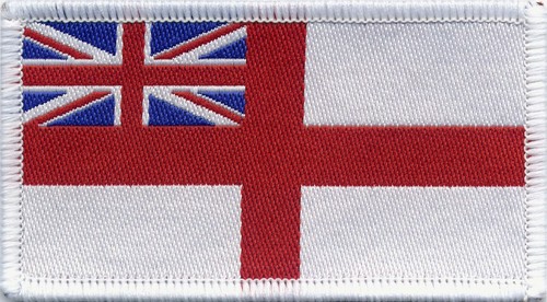 Royal navy flag woven - royal, badge