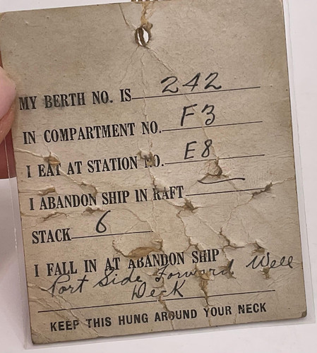Wwii troop transport ship - transport, neck