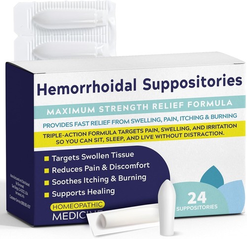 Hemorrhoid suppository for - hemorrhoid,