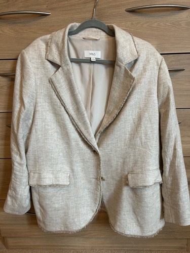 Flax linen lined jacket - m&s,