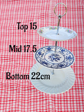 Various Unique Vintage 3 Tier Afternoon Tea Cake Stand Tea room, gift, wedding