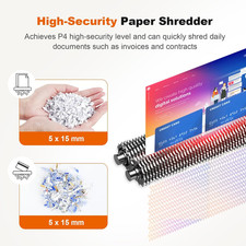 6-Sheet Cross Cut Shredder for