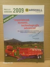 Marshall Trailers Price List & Brochure / Leaflet 2009 Agricultural Trailers