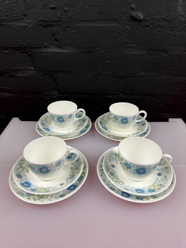 Wedgwood clementine tea trios - wedgwood,
