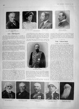 Old Antique Print 1905 Witte Lambton Wilson Craik Lehmann Map Ship Wreck 20th