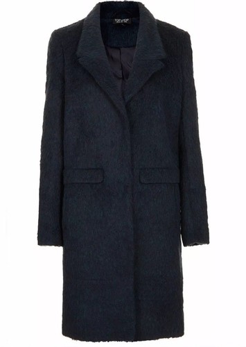 Topshop teal fluffy boyfriend - topshop,