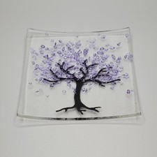 Handmade fused glass trinket