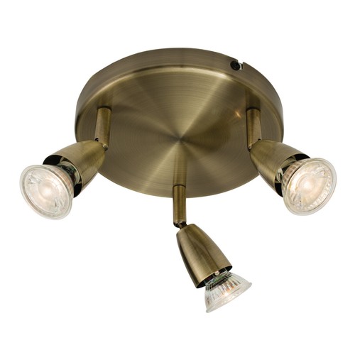 Saxby amalfi triple head gu10 - amalfi,