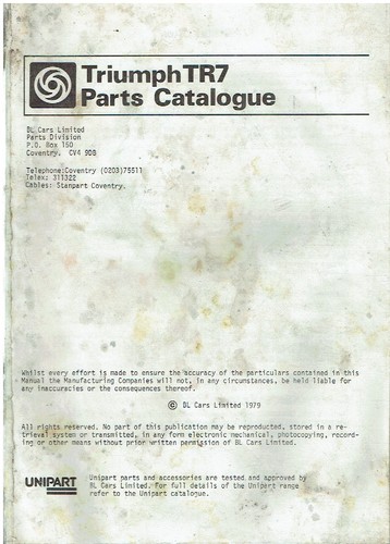 Triumph tr7 coupe - tr7,