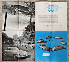 Porsche 356 Brochure 1954 -