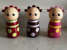 In The Night Garden Chunky Wooden Tombliboos Eee Ooo Uuu Figures