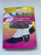 GANGSTER SPATS WHITE 1920'S
