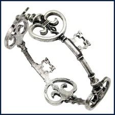 Vintage victorian skeleton key - victorian,