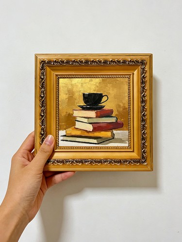 Book stack coffee cup wood - coffee,