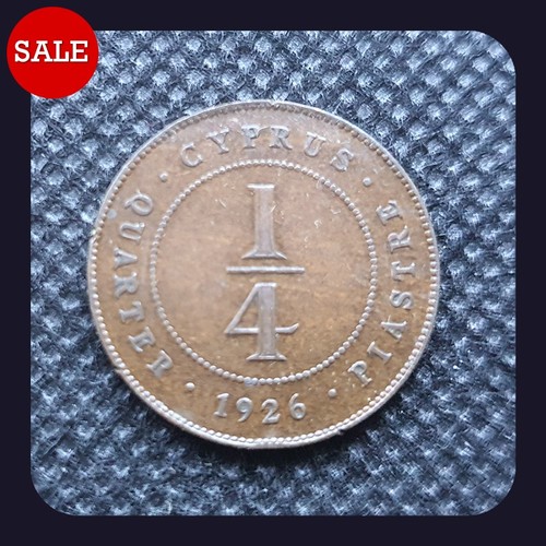 Cy168 1926 cyprus 1 - |, 1/4