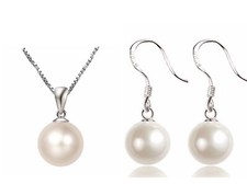  Pearl Dangle Hook Earrings