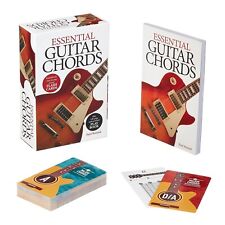 Essential Guitar Chords Kit 64 Easy-to-Use Chord Flash Cards Instructional Book