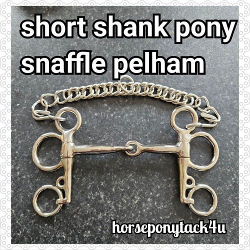 Small pony short shank snaffle - small,