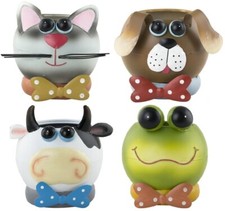 Small Metal Animal Plant Pot