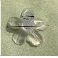 Led xmas tree - Blossom Tree Petals Heads / clear craft flower petals (10 pack)