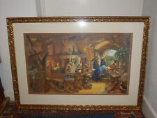 Scott Gustafson Merlin & Arthur - Large Artists Proof Print 50/50 Framed Mounted