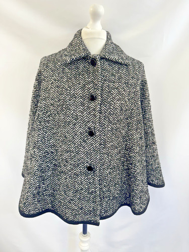 Per una wool blend poncho - m&s,
