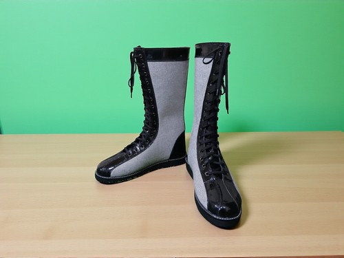 Leather wrestling shoes - wrestling,