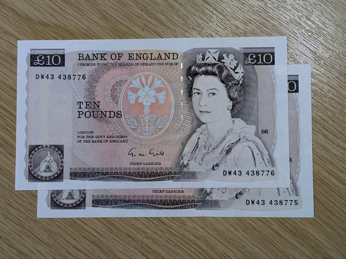 Two consecutive ten pound