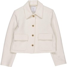 Mango White Jacket Delta Coat