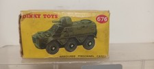 DINKY TOYS, ORIGINAL BOX for ARMOURED PERSONNEL CARRIER , 676, c1955