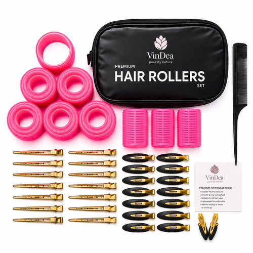 Pcs hair rollers with clips - hair,