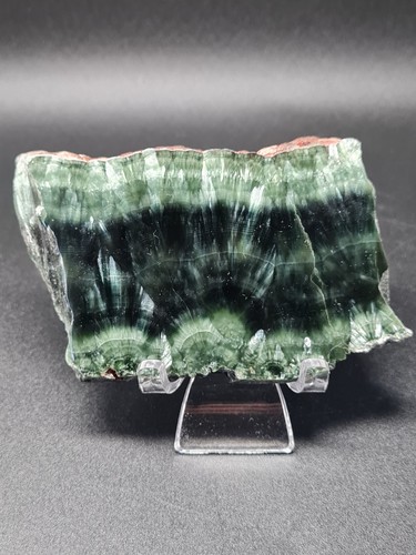 Semi polished seraphinite - semi-polished,