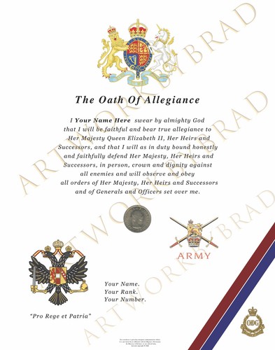Queen dragoon guards oath - dragoon,