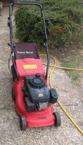 Power devil petrol lawnmower - petrol,