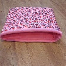 Dog Snuggle sack ,padded,  with matching fleece, size 66cm  x 60cm