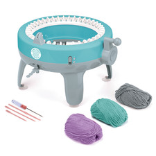 Knitting Circle Station for Kids, Craft Kit for Beginners