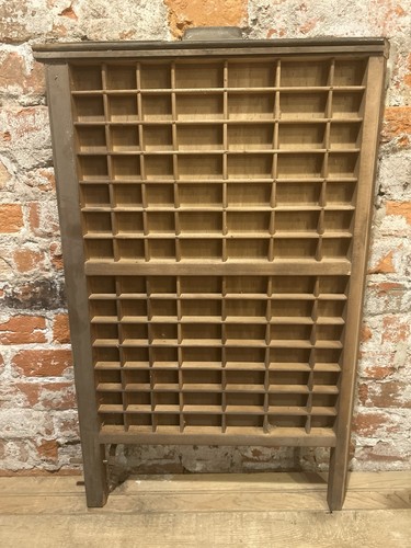 Antique wooden printers drawer - wooden,