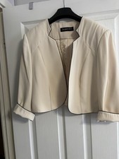 Jaques Vert Bolero Cream Lined