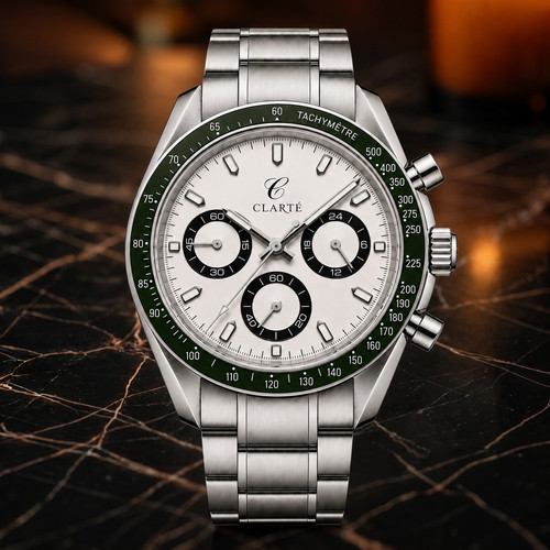 Clarté white dial chrono - clarté,