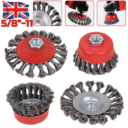 Twist knot wire wheel cup - 4x,