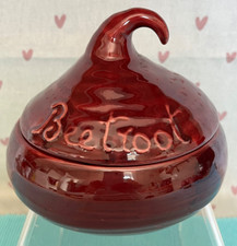 Vintage Mid Century Dark Red