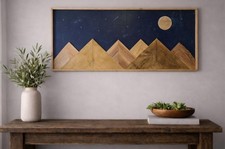 Reclaimed Night Sky Mountains