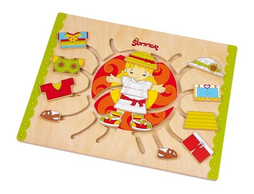 Wooden activity centre - activity, "lisa"