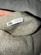 ZARA Beige Knit A-Line Short